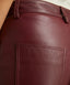 TheMellieShop Pants Burgundy Pleather Pant