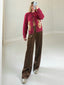 TheMellieShop Pants Cocoa Silk Pant