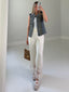 TheMellieShop Pants Cream Lace Trim Pant