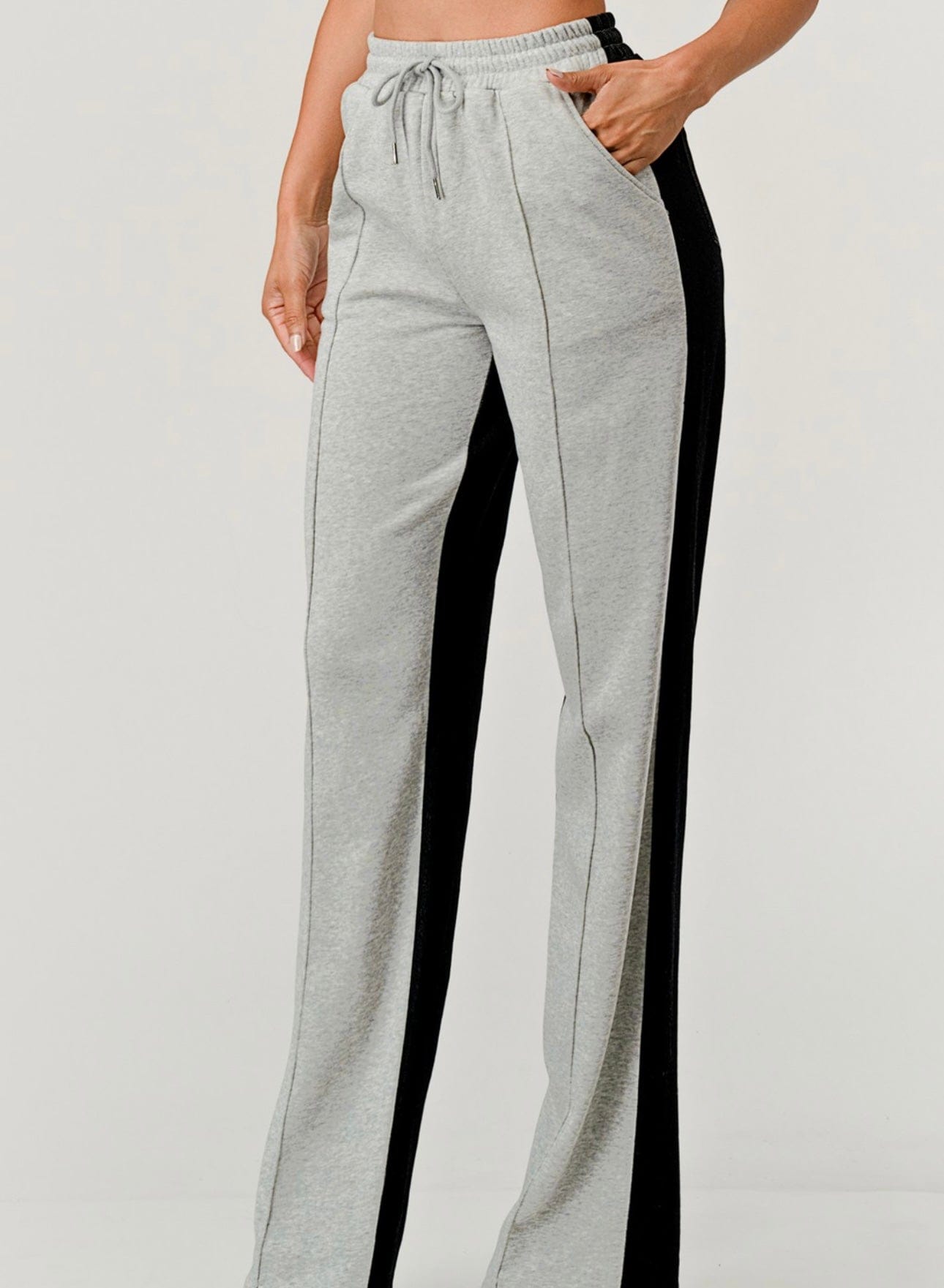 Grey Two Tone Pant