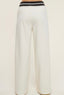 TheMellieShop Pants Ivory Contrast Trousers