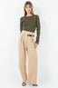 TheMellieShop Pants Khaki Belted Pant