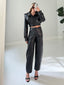 TheMellieShop Pants Leather Barrel Pants