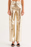 TheMellieShop Pants Metallic Gold Cargo Pant