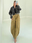 TheMellieShop Pants Mustard Check Pant