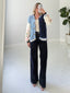 TheMellieShop Pants Navy Velvet Pants