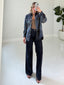 TheMellieShop Pants Navy Velvet Trousers