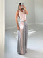 TheMellieShop Pants Pink Contrast Denim