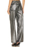 TheMellieShop Pants Silver Metallic Jean