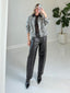 TheMellieShop Pants Studded Barrel Pants