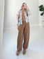 TheMellieShop Pants Studded Suede Barrel