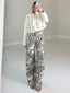 TheMellieShop Pants Zebra Denim Barrel