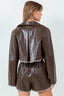 TheMellieShop Sets Brown Pleather Set