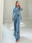 TheMellieShop Sets Cuffed Denim Set