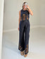 TheMellieShop Sets Eyelet Bloom Denim Set