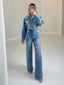 TheMellieShop Sets Eyelet Denim Set