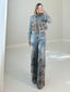 TheMellieShop Sets Flora Cutout Denim Set