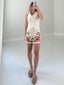 TheMellieShop Sets Floral Embroidered Shorts