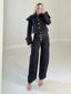 TheMellieShop Sets Gold Denim Set