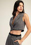 TheMellieShop Sets Grey Pinstripe Set