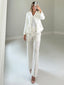 TheMellieShop Sets Ivory Pinstripe Set