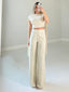 TheMellieShop Sets Linen Cascade Fringe Set
