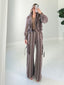 TheMellieShop Sets Mocha Stripe Set