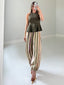 TheMellieShop Sets Olive Stripe Set