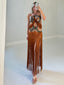 TheMellieShop Sets Terra Fringe Skirt Set