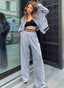 TheMellieShop Sets Thea Grey Bomber Set