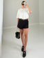 TheMellieShop Shorts Black Contrast Short
