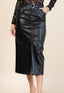 TheMellieShop Skirts Black Pleather Skirt