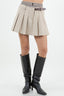 TheMellieShop Skorts Khaki Belted Skort