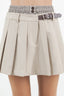 TheMellieShop Skorts Khaki Belted Skort