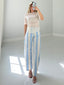 TheMellieShop Striped Barrel Pant