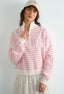 TheMellieShop Sweaters Pink Striped Sweater