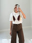 TheMellieShop Tops Bikini Beaded Tee