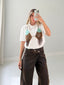 TheMellieShop Tops Bikini Beaded Tee