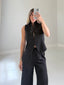 TheMellieShop Tops Black Napo Vest