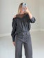 TheMellieShop Tops Black Sparkle Top