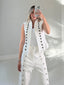 TheMellieShop Tops Blanc Napoleon Vest