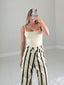 TheMellieShop Tops Bone Strappy Top