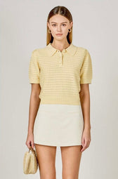TheMellieShop Tops Butter Knit Polo
