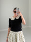 TheMellieShop Tops Crochet Collar Top