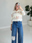 TheMellieShop Tops Ivory Lace Top