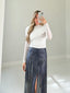 TheMellieShop Tops Mesh Drape Top