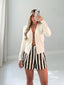 TheMellieShop Tops Pearl Chain Cardigan
