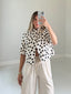 TheMellieShop Tops Polka Asym Blazer