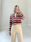 TheMellieShop Tops Striped Polo Top