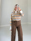 TheMellieShop Tops Striped Polo Top